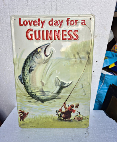 Guinness metal advertising - guinness,