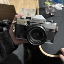 Vintage Camera Praktica Nova II & Tessar Carl Zeiss Jena Lens 2.8/50
