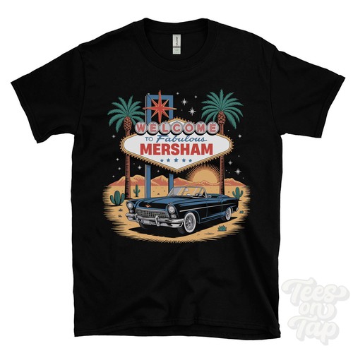 Mersham las vegas sign - las, parody