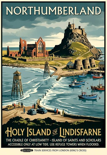 British travel poster print - ,