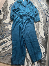 Victoria's Secret green/blue stripes pyjama M