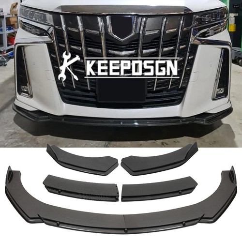 Carbon look front - bumper, lip