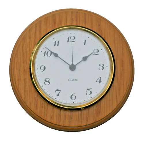 Oak clock for - clock, caravans