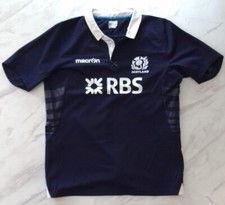Scotland Rugby Union Men's Home Shirt 2014 Macron Size XL Excellent Condition