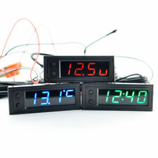 3 In 1 Car Digital Clock with Temperature Battery Voltage Display Car Accessory