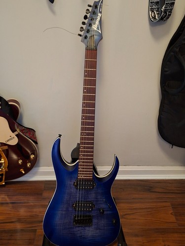 Used ibanez rga42fm blue - rga42fm,
