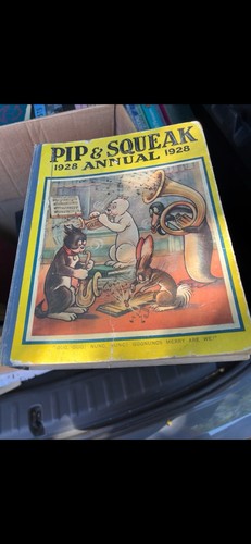 Vintage pip squeak annuals - vintage,
