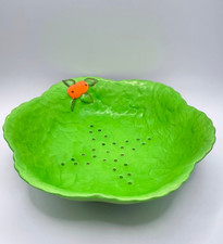 Vintage Green Leaf Ceramic