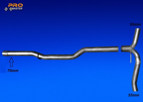 Exhaust centre pipe - centre,