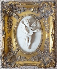 Marble relief plaque of a cherub/putti (very good condition)