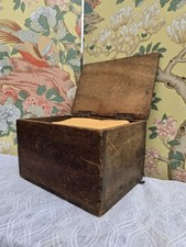 Vintage Wooden Box Full Of Shoe Care Stuff. Vintage Shoe Shine Box.