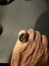 GOLD MOOD RING HIPPY CHICK FASHION RING  70's 