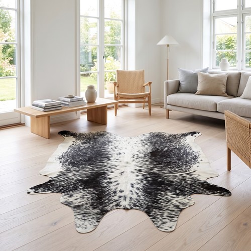 Genuine cowhide rug real - cowhide,