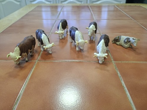 Britains vintage farm bulls - vintage,