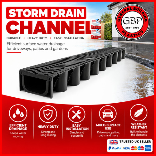 Storm water channel drainage - water,