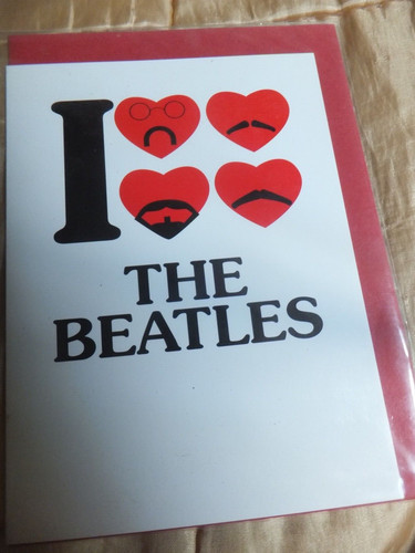Beatles themed greetings - , card