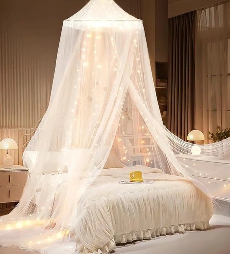 White round bed - ,