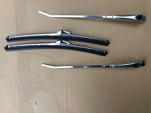 Pair stainless wiper arms - pair,