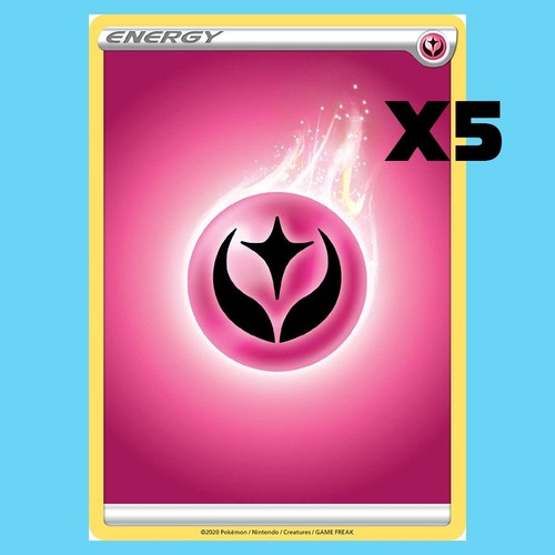 Fairy energy pokemon cards - 5x,