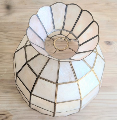 Vintage capiz shell mother - shell, of