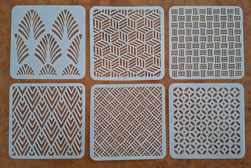 Set six abstract - set,
