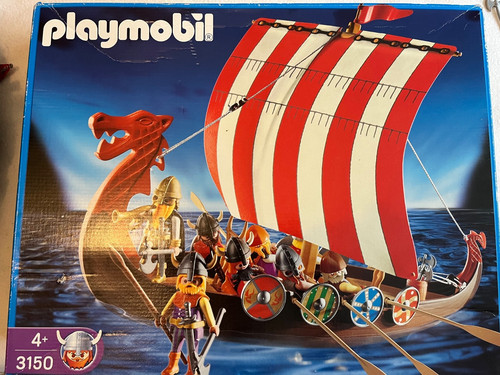 Vintage 2002 playmobil viking - playmobil,