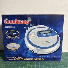 Goodmans GCD 308 RSB Personal CD Player boxed unused
