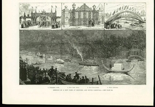 1888 antique print bedford - antique,