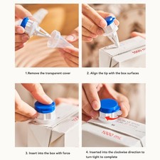 2pcs Bottle Pourer Milk Drinks