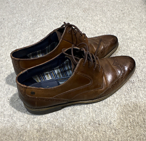 Base men brown leather - men's,