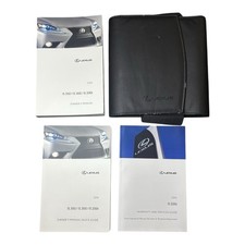 Lexus IS 350 / IS 300 / IS 200t 2016 Owners Manual Guide Set With Leather Case