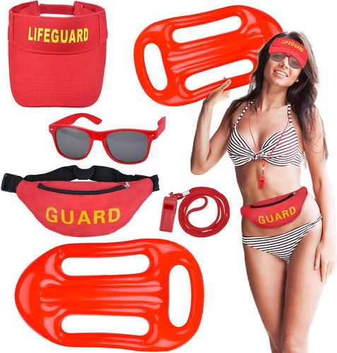 5pcs lifeguard fancy dress - 5pcs,