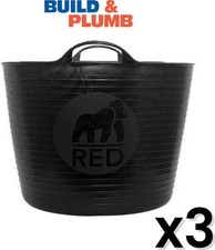 Black Gorilla Tub Trug Flexible Storage | Various Sizes