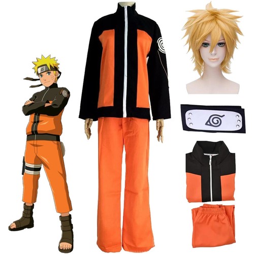 Mens uzumaki naruto costume - uzumaki,