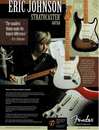 Eric johnson fender guitars - -,