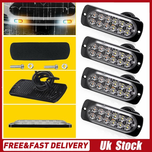 12led 24v amber recovery - 4x,