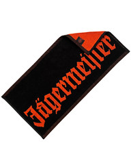 Bar Towel Runner Jägermeister 100%Cotton 500GSM 50x23cm Black/Orange colours