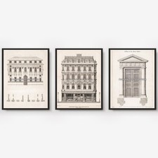 Triptych Set of 3 Vintage