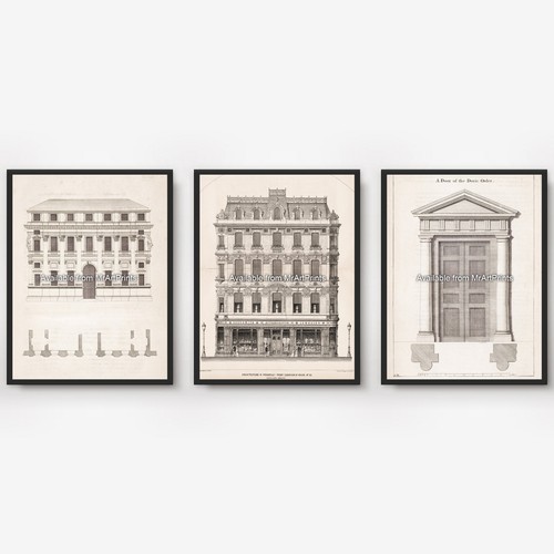 Triptych set vintage - triptych,