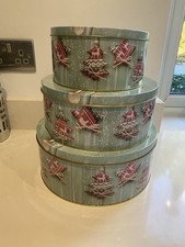 3 Christmas Festive Tins