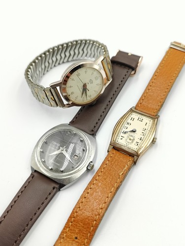 Lot vintage mens watches - x3,
