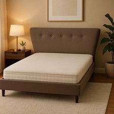 DOUBLE BED WITH IKEA MATTRESS (Mattress Needs Cleaning) Good Condition SAVE £££