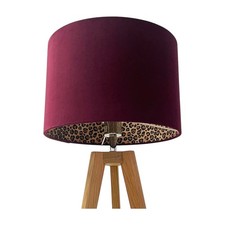 Lampshade Burgundy Velvet