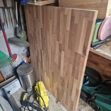 Solid Walnut Kitchen Worktop Off-Cut 40mm thick 1030mm X 1255mm approx.