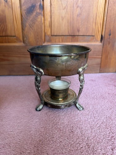 Vintage unmarked silver plated - unmarked,