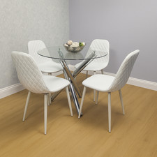 Modern Round Glass Dining