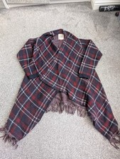 Falmer Heritage tartan poncho