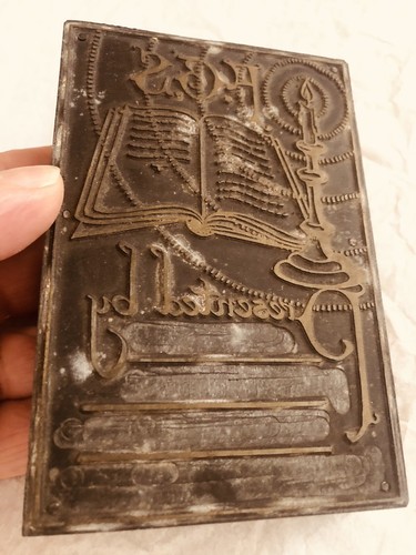 Letterpress printing block - letterpress,