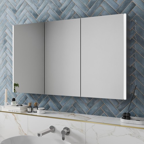 Led triple door mirror - door,