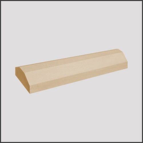 Double chamfered wall - 3x,